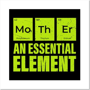 Womens Mother Periodic Table Elements of a Mother's Day Posters and Art